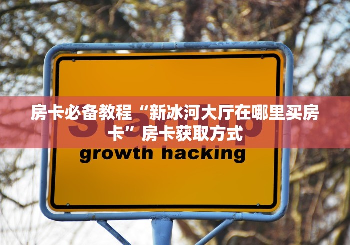 房卡必备教程“新冰河大厅在哪里买房卡”房卡获取方式 房卡必备教程“新冰河大厅在哪里买房卡”房卡获取方式